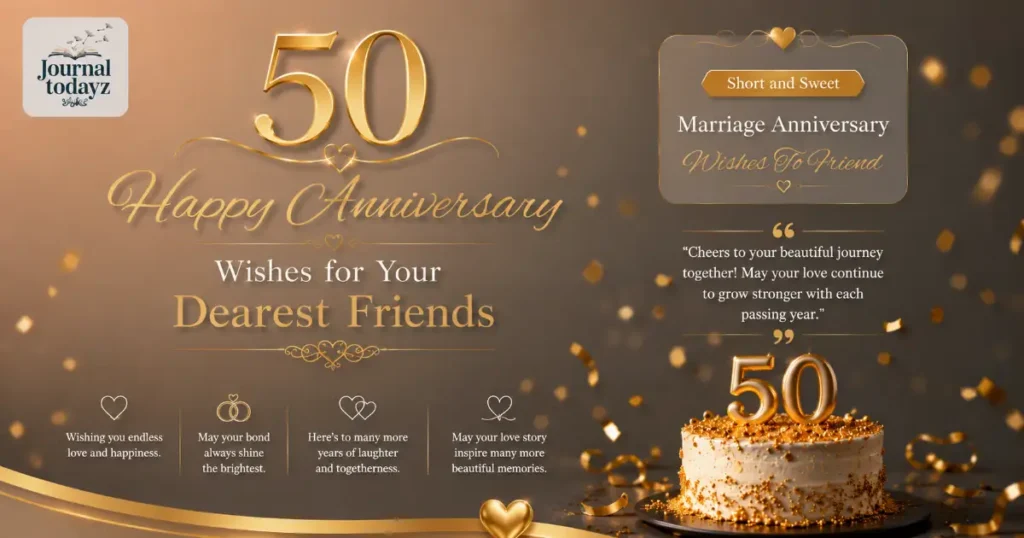 50 Happy Anniversary Wishes for Your Dearest Friends