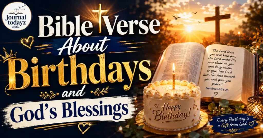 Bible Verse About Birthdays and God's Blessings