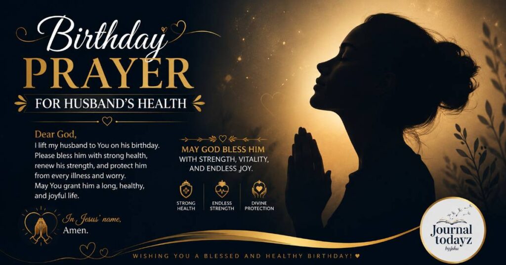 Birthday Prayer for Husband's Health