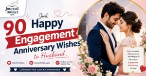 90 Short Happy Engagement Anniversary Wishes to Husband