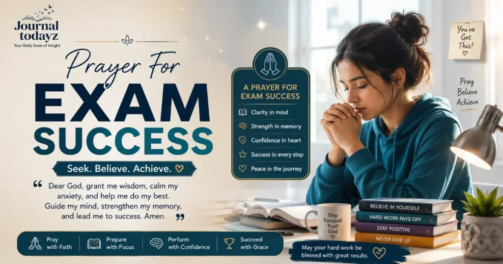 Prayer For Exam Success