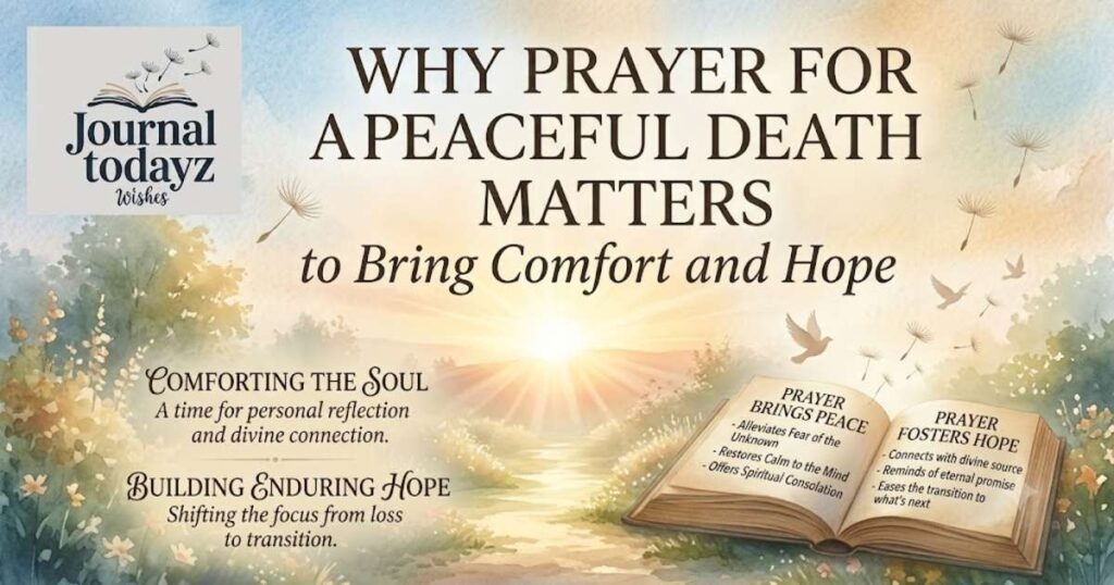 Why Prayer for a Peaceful Death Matters
