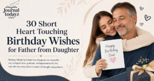 30 Short Heart Touching Birthday Wishes for Father from Daughter