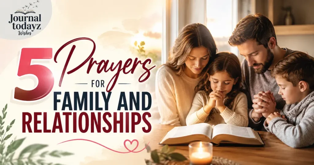 5 Prayers for Family and Relationships