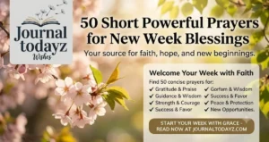 50 Short Powerful Prayers for New Week Blessings