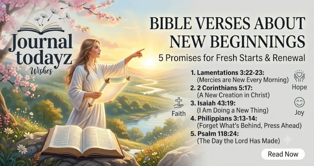 Bible Verse About New Beginnings