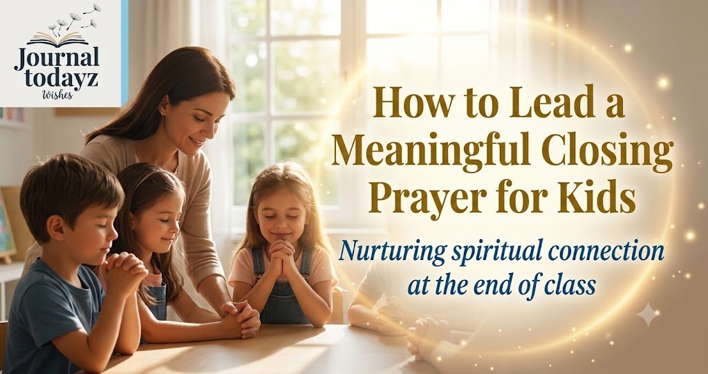 How to Lead a Meaningful Closing Prayer for Kids