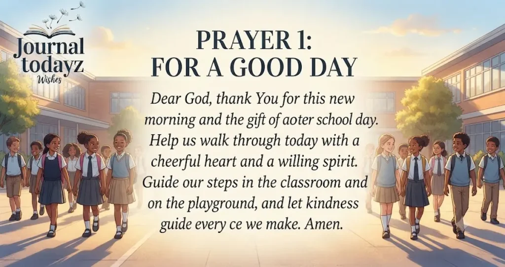 Prayer 1: For a Good Day