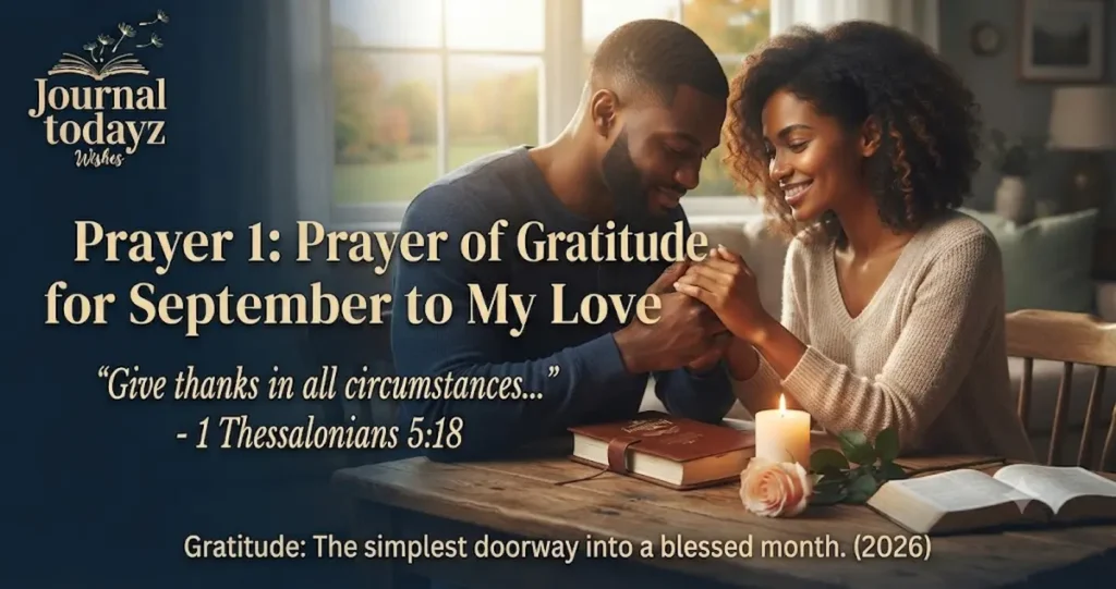 Prayer 1: Prayer of Gratitude for New Month