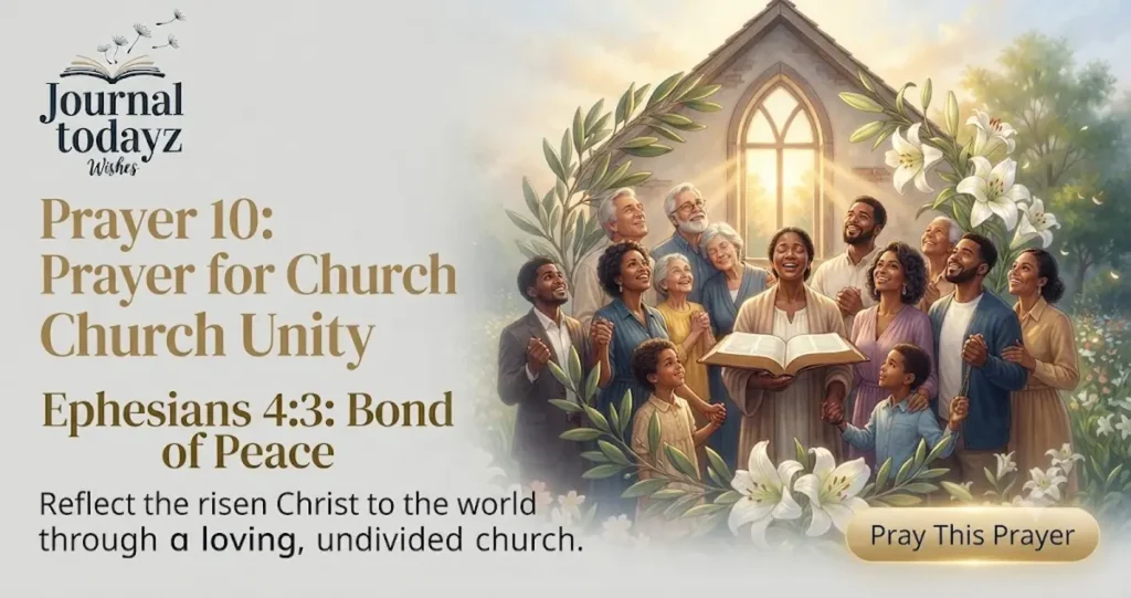 Prayer 10: Prayer for Church Unity
