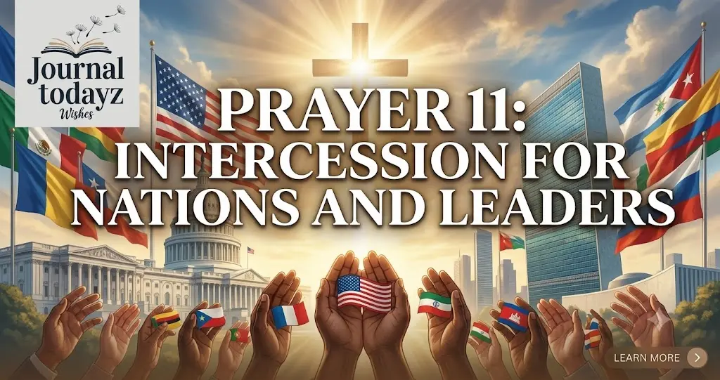 Prayer 11: Intercession For Nations And Leaders