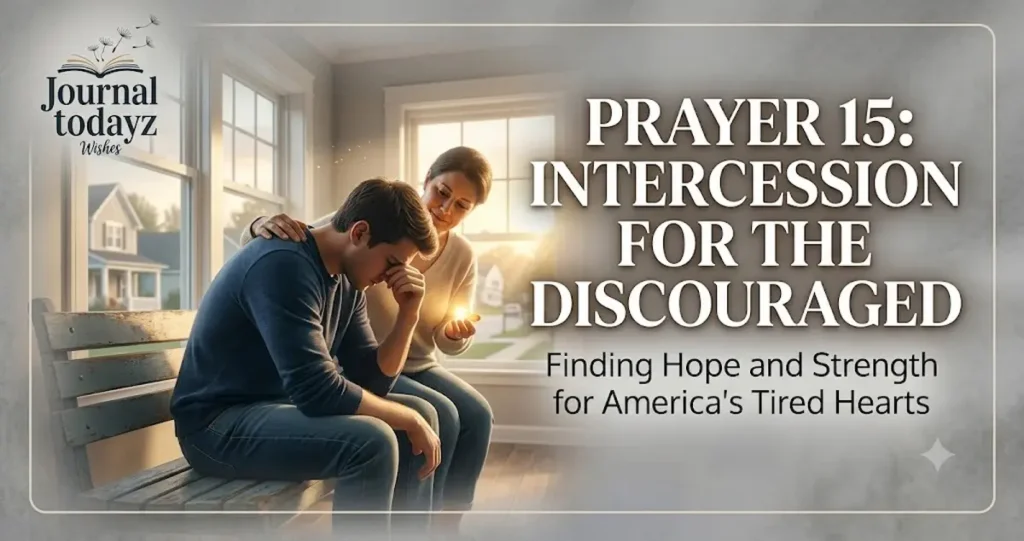 Prayer 15: Intercession For The Discouraged
