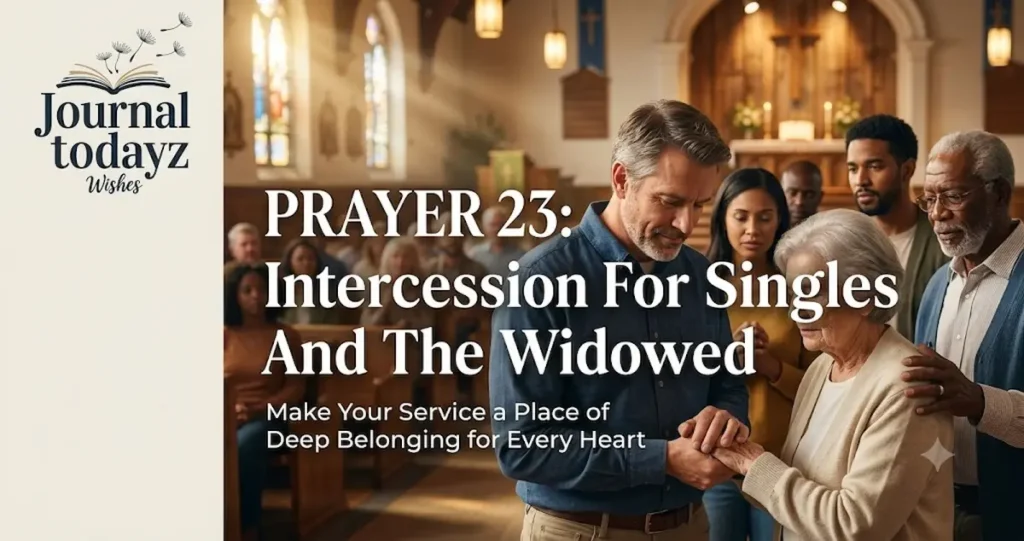Prayer 23: Intercession For Singles And The Widowed