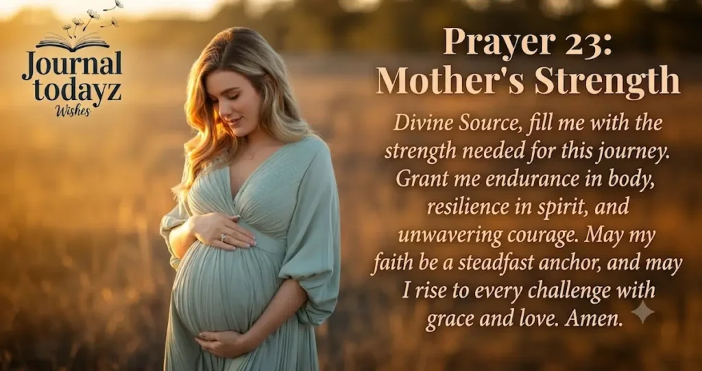 Prayer 23: Mother's Strength