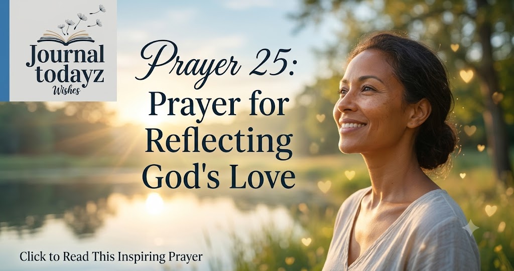 Prayer 25: Prayer for Reflecting God's Love