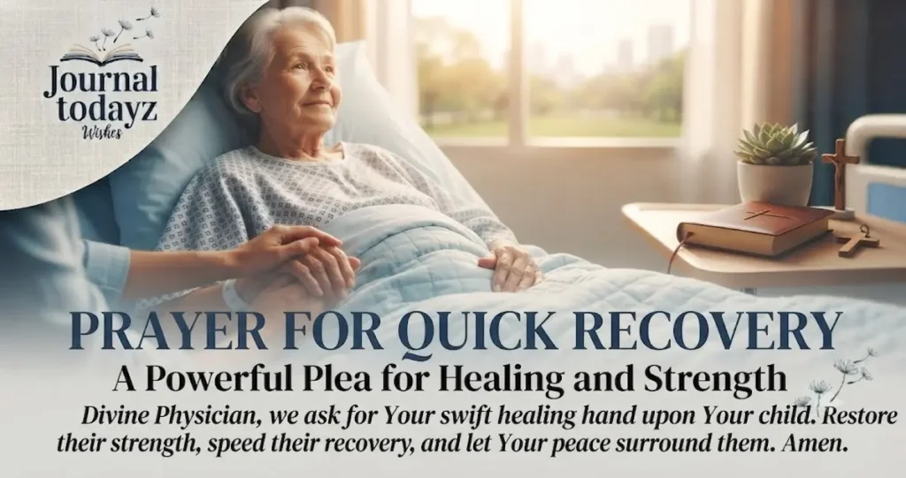 Prayer 5: Prayer For Quick Recovery