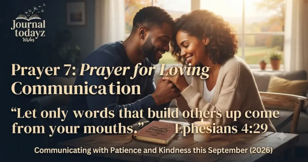 Prayer 7: Prayer for Loving Communication