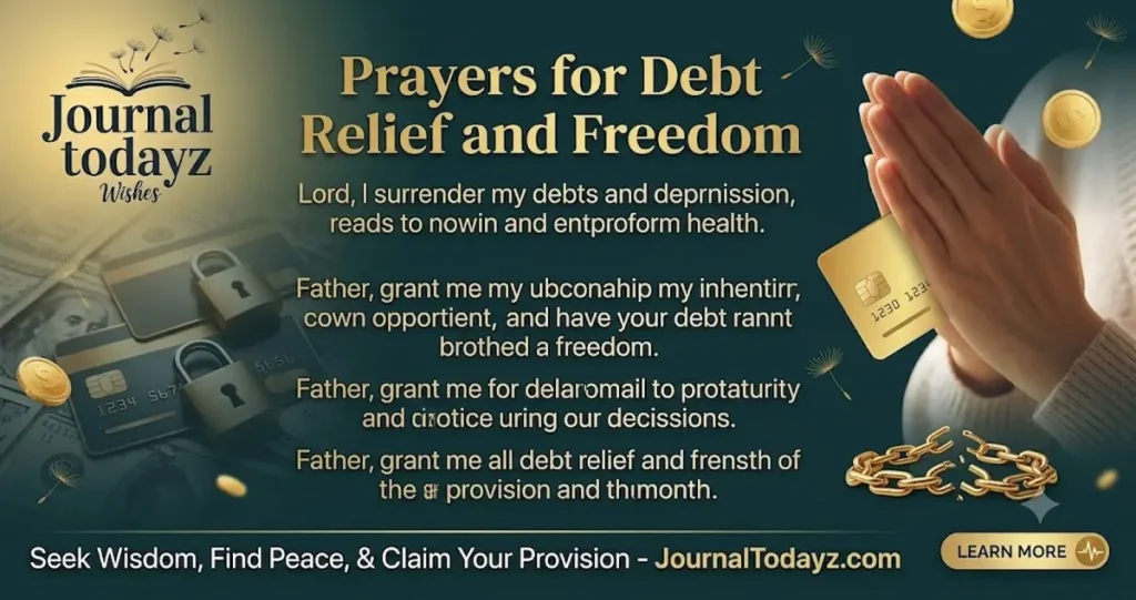 Prayers for Debt Relief and Freedom
