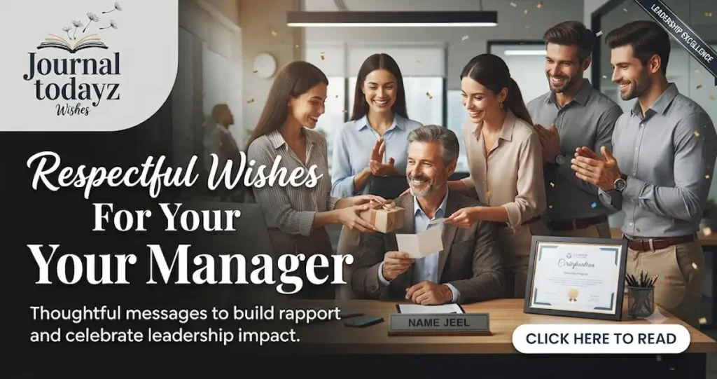 Respectful Wishes For Your Manager