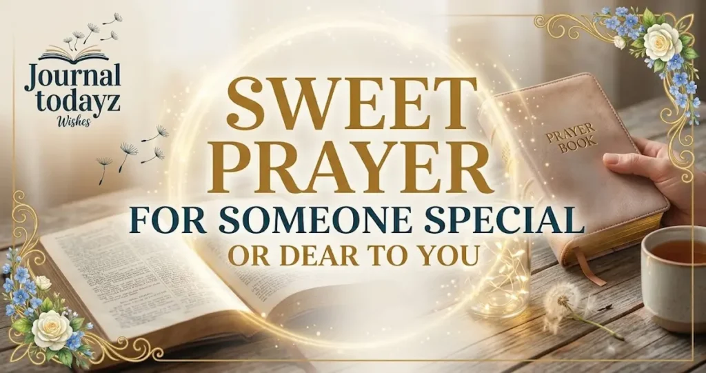 Sweet Prayer For Someone Special Or Dear To You