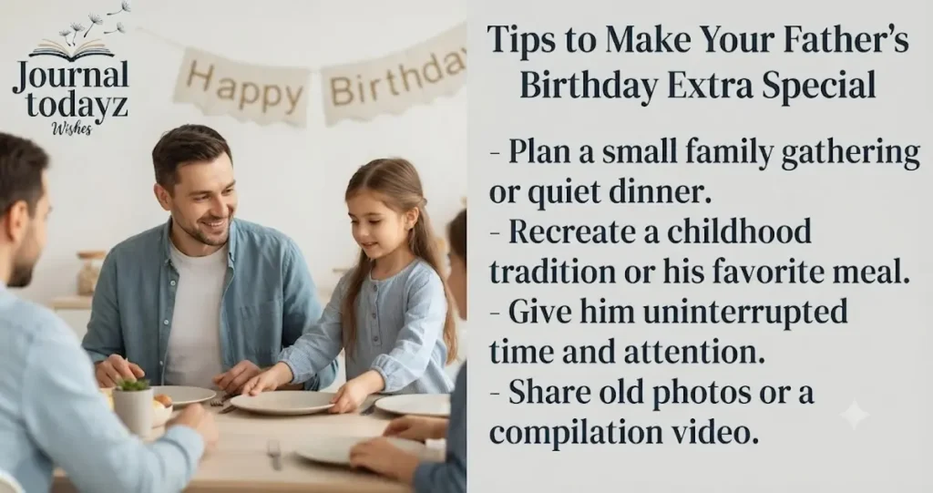 Tips to Make Your Father's Birthday Extra Special