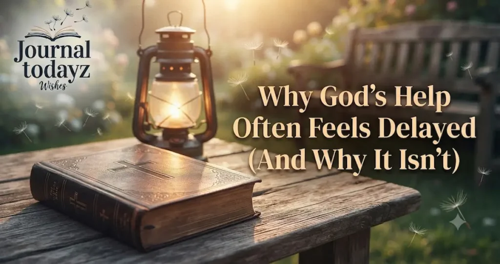 Why God's Help Often Feels Delayed (And Why It Isn't)