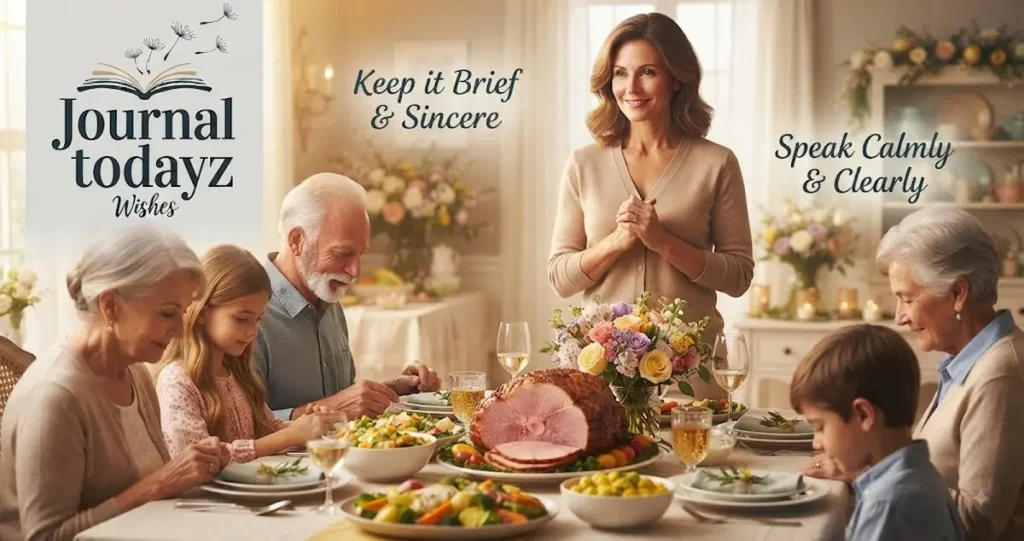 How to Lead an Easter Dinner Prayer With Confidence