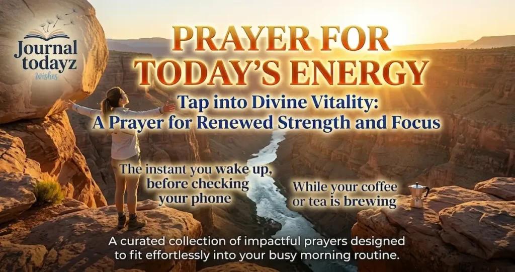 Prayer 1: Morning Prayer for Today