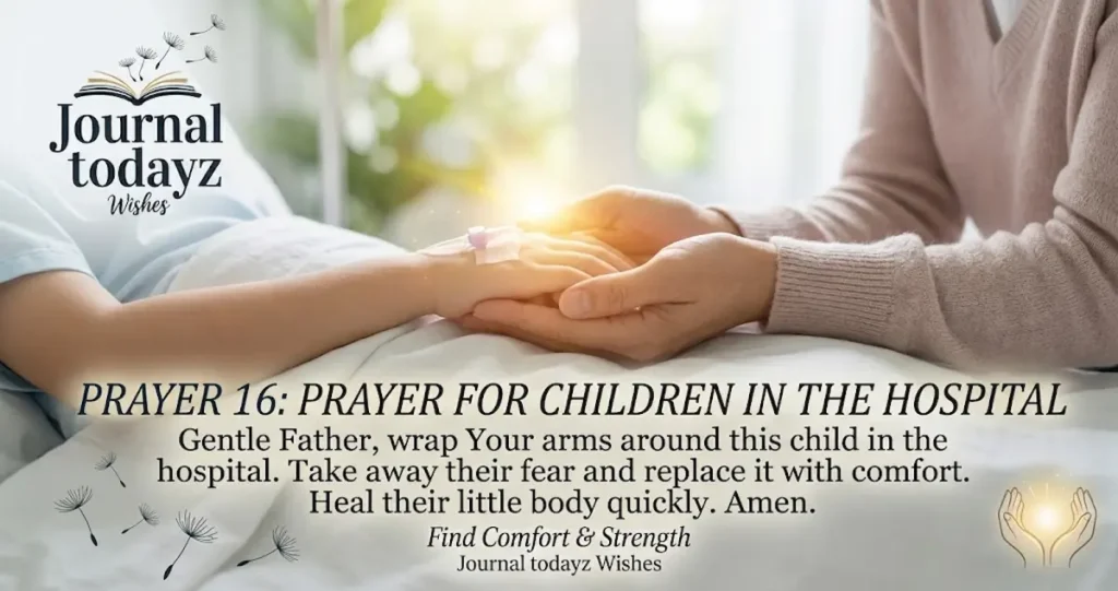 Prayer 16: Prayer For Children In The Hospital