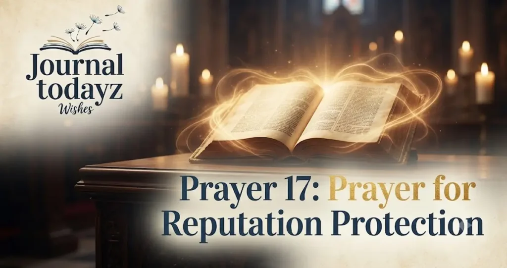 Prayer 17: Prayer for Reputation Protection