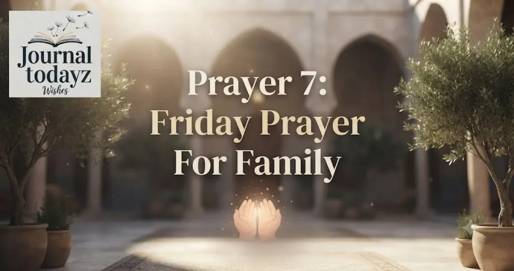 Prayer 7: Friday Prayer For Family