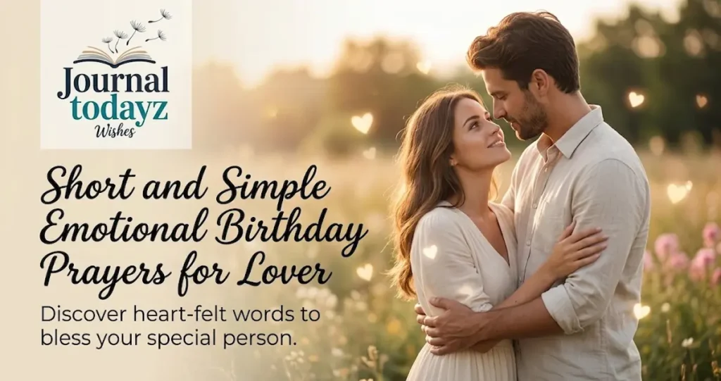 Short and Simple Emotional Birthday Prayers for Lover