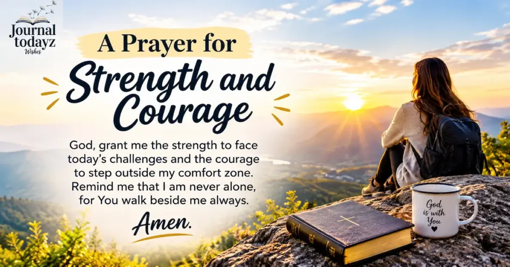 A Prayer for Strength and Courage