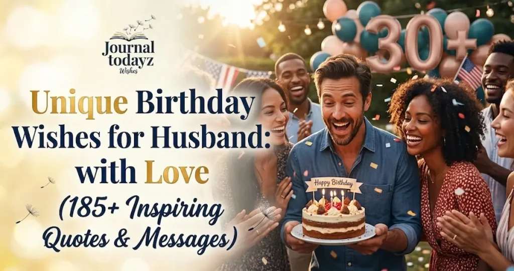 Unique Birthday Wishes for Husband with Love